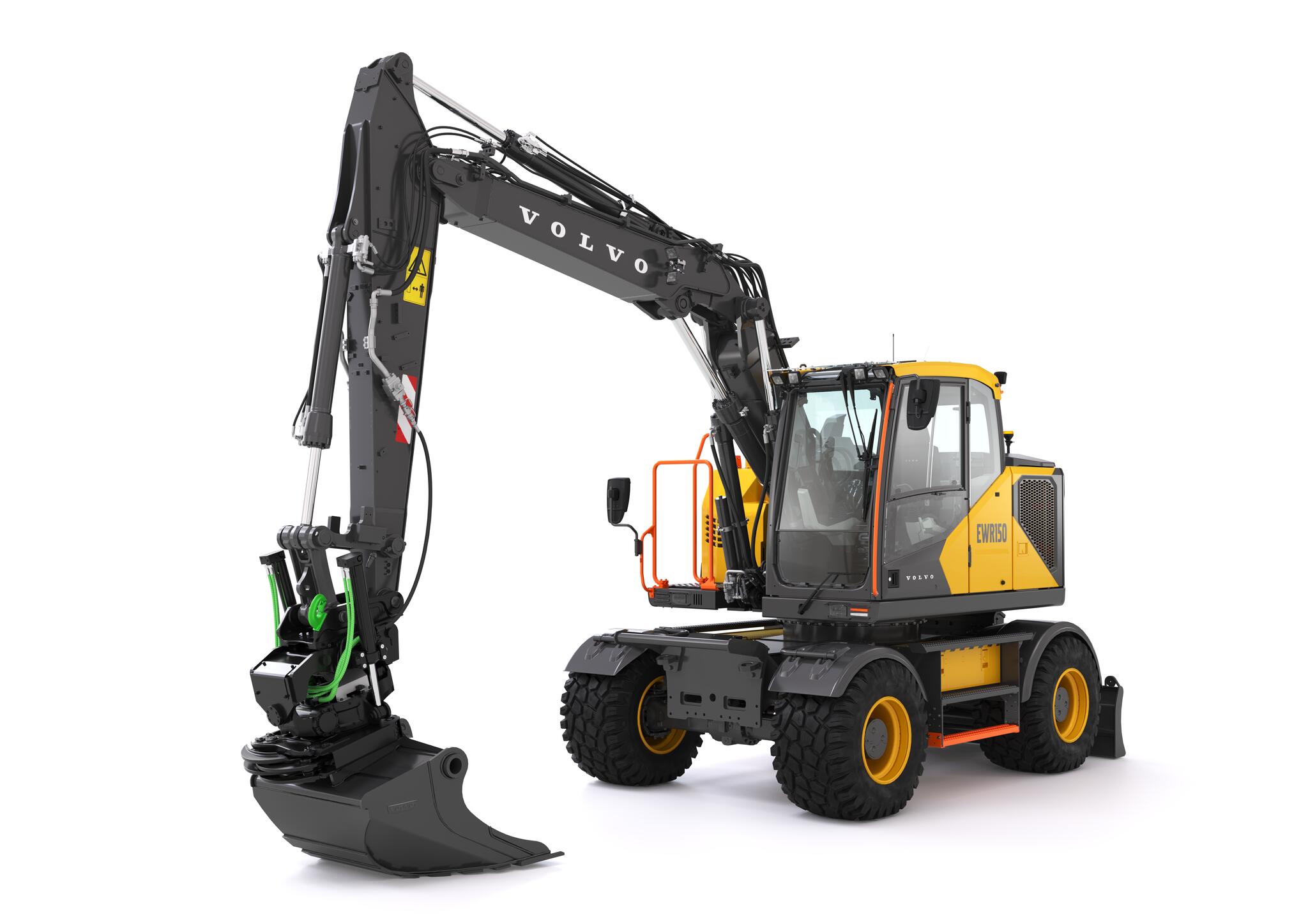 Volvo-Mobilbagger EWR150 und EWR170 neue Generation