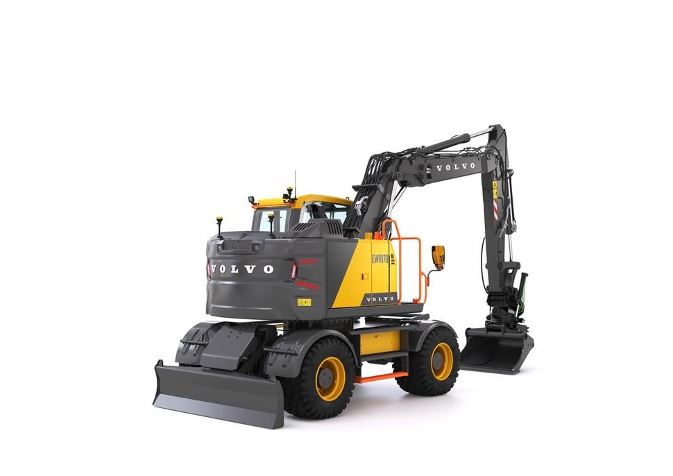 Volvo-Mobilbagger EWR150 und EWR170 neue Generation