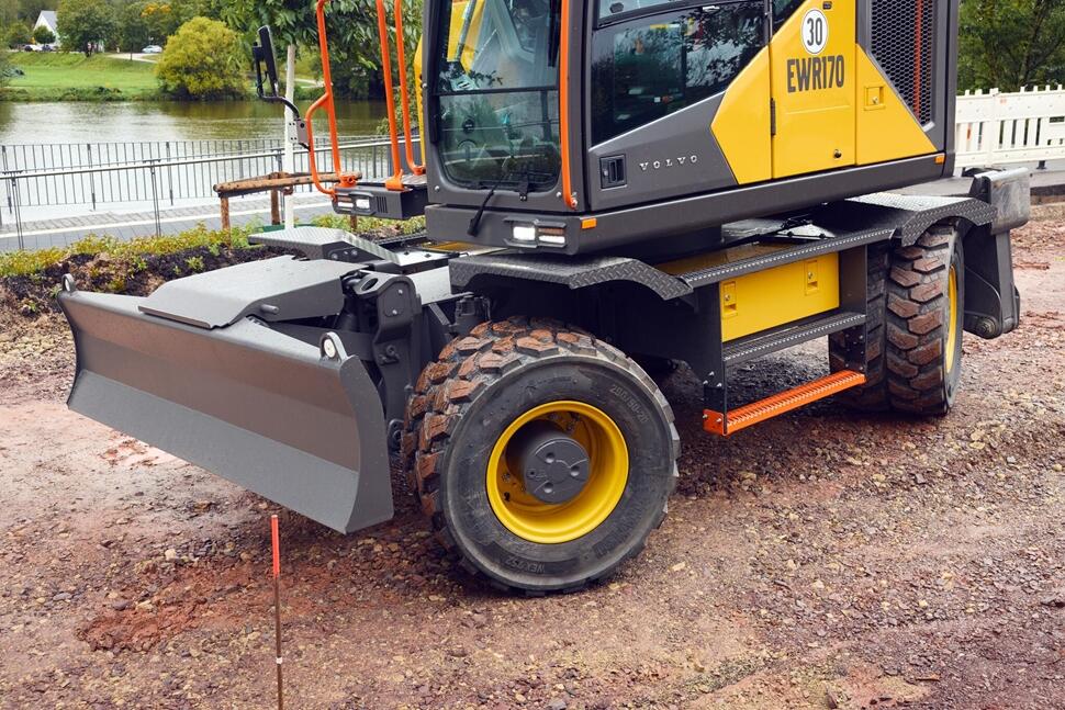 Volvo-Mobilbagger EWR150 und EWR170 neue Generation