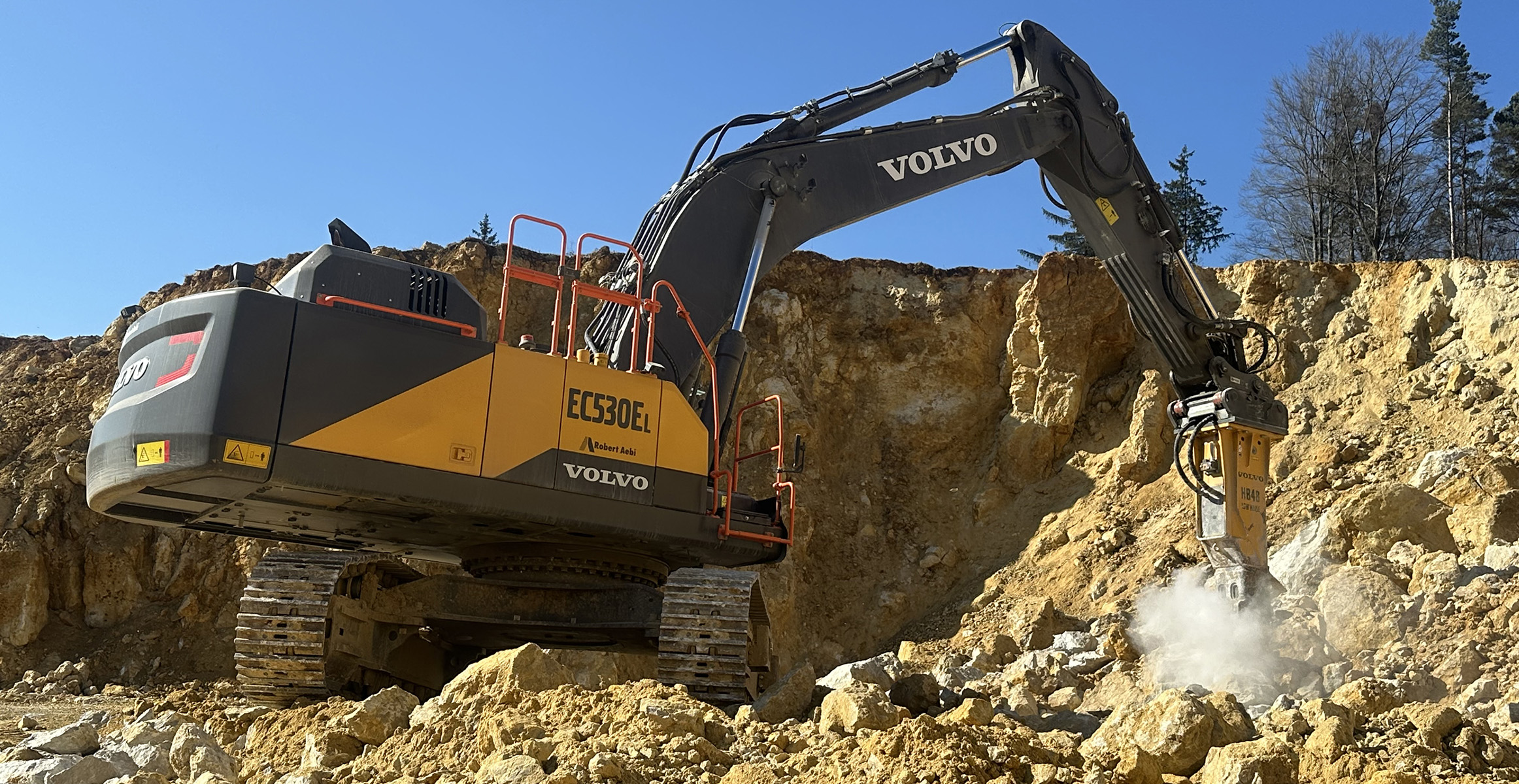 Sebald Zement relies on the Volvo EC530E