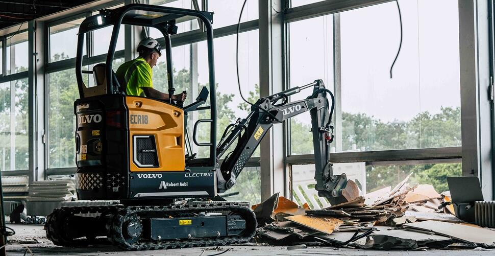 Bauprojekt mit Vorzeigecharakter Weltweit erster vollelektrischer Rückbau realisiert