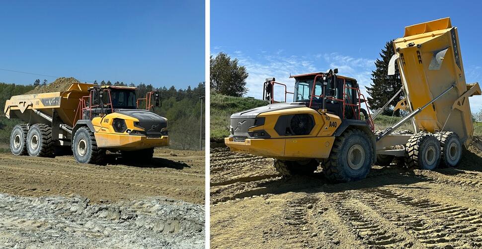 Mit Hybridkraft durch den Bentonitabbau