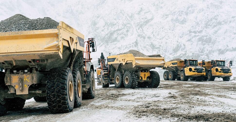 Volvo Hauler A45 New Generation in Kuehtai Austria