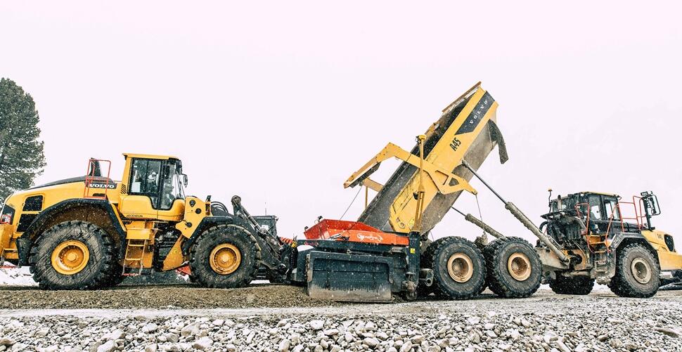 Volvo Hauler A45 New Generation in Kuehtai Austria