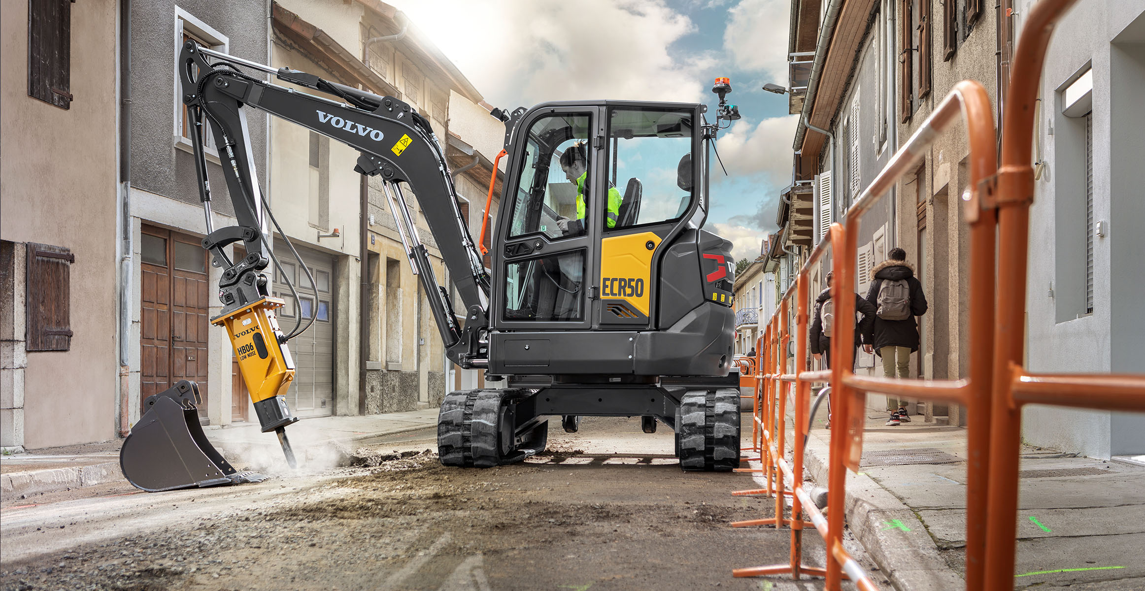 Kurzheckbagger ECR50 - F-Generation