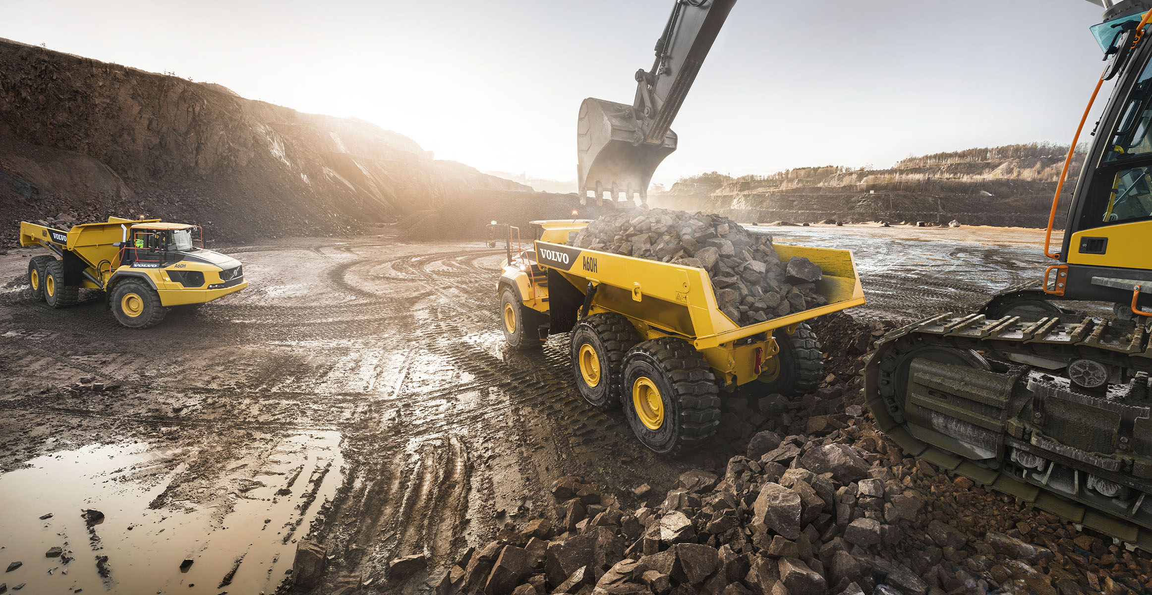 Volvo CE auf der Steinexpo 2017