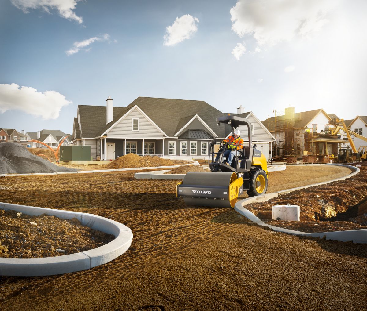 Volvo-Erdbauwalze SD45B