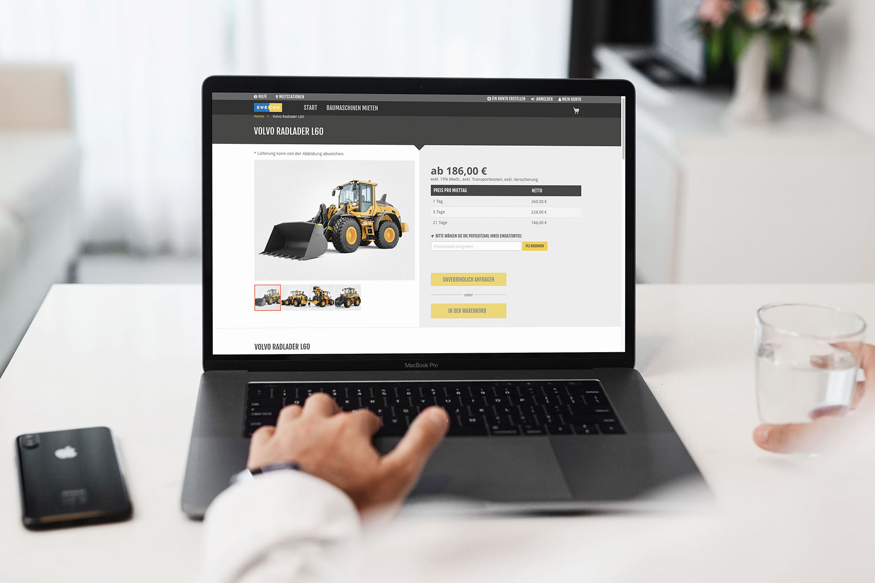 Vermietung Swecon smartrent