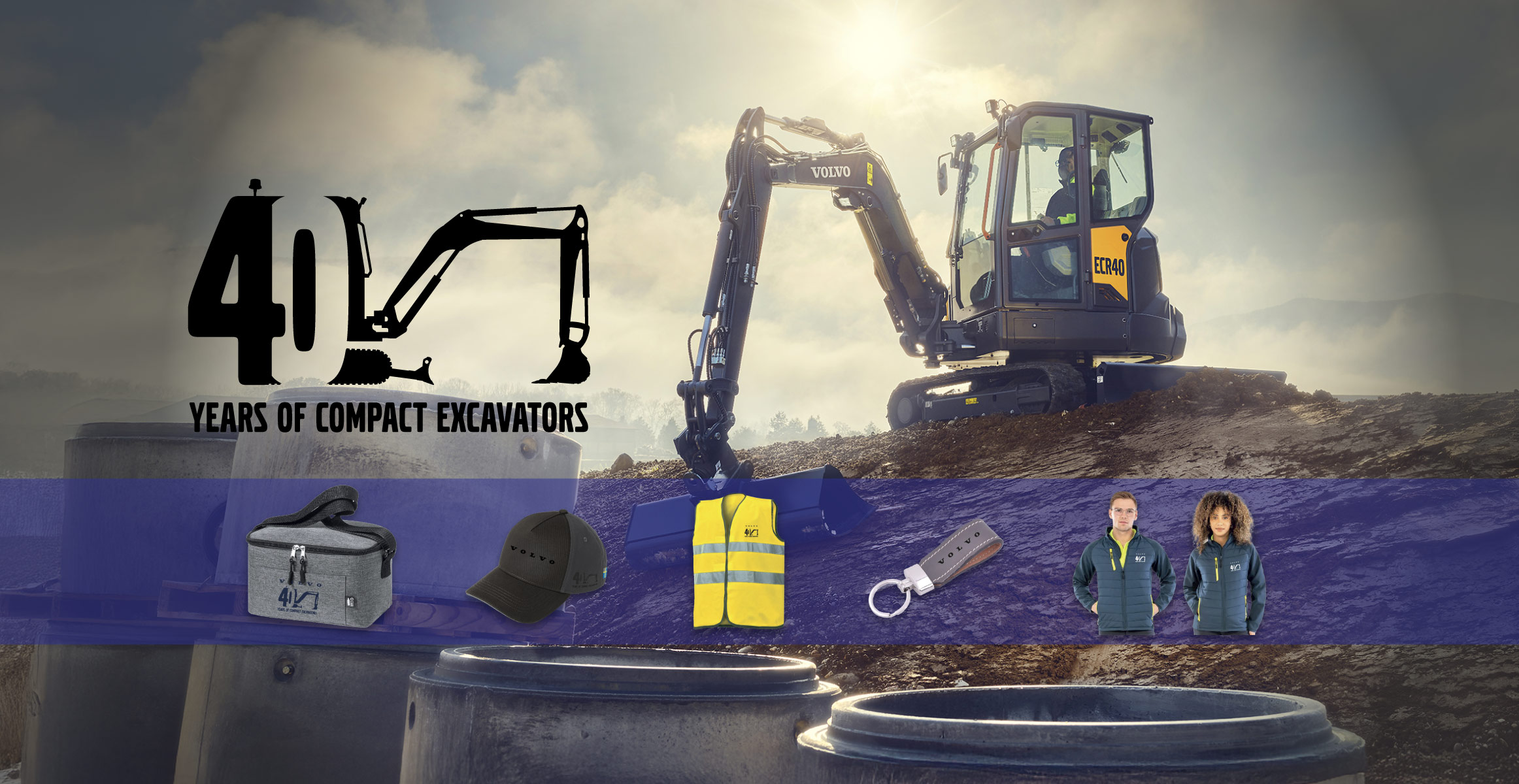 ECR 40 versione anniversario con gadget