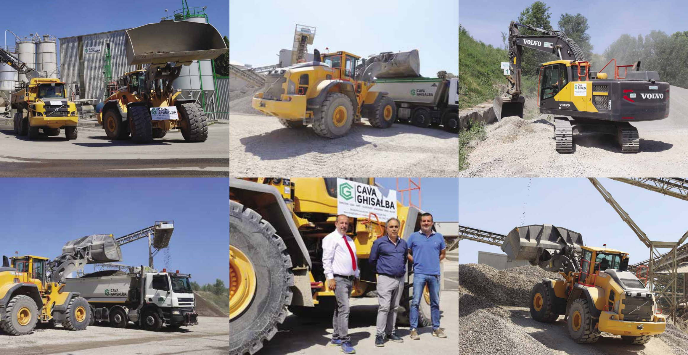 Escavatori e pale gommate Volvo
