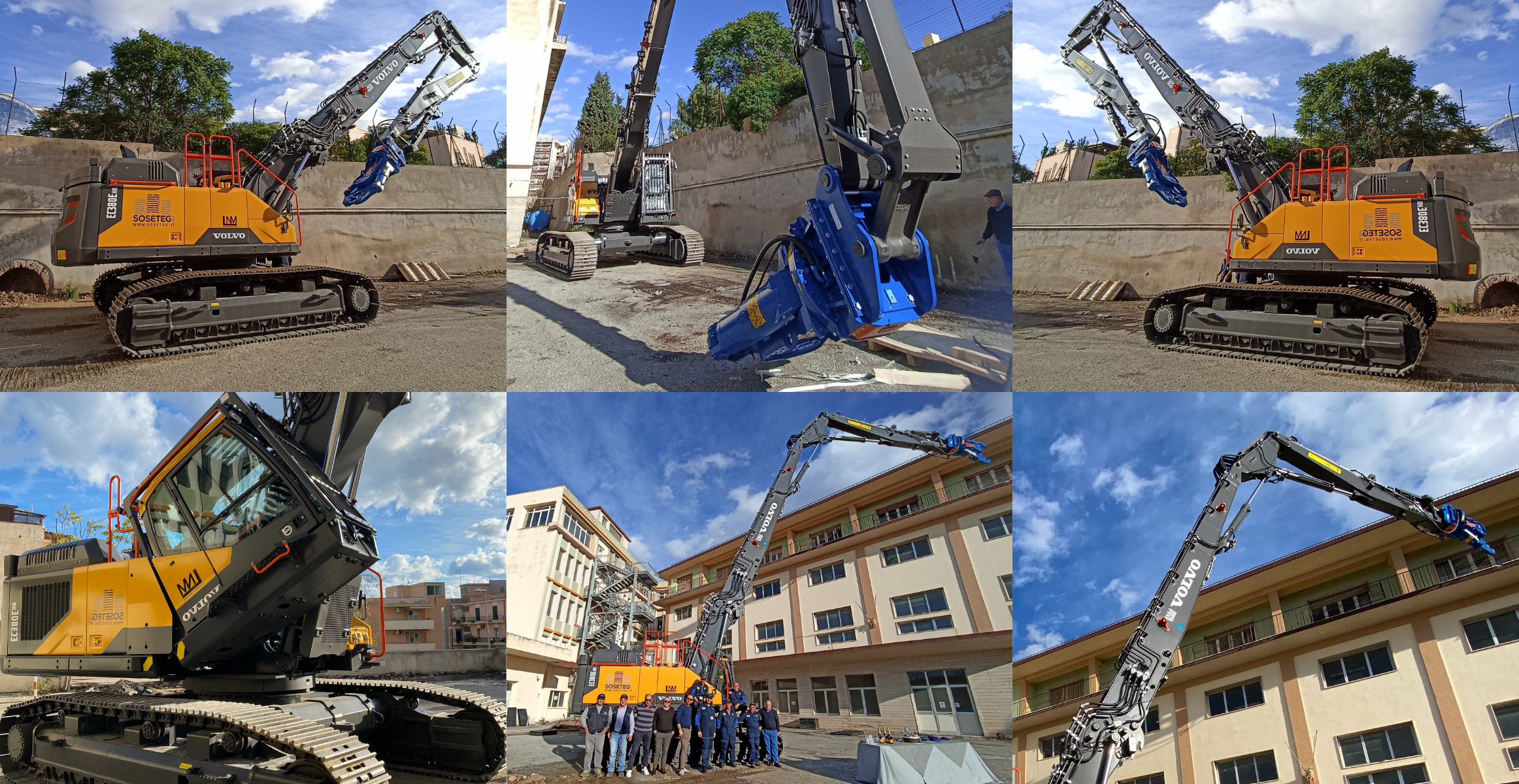 Escavatori Volvo EC3880E HR e EC220E