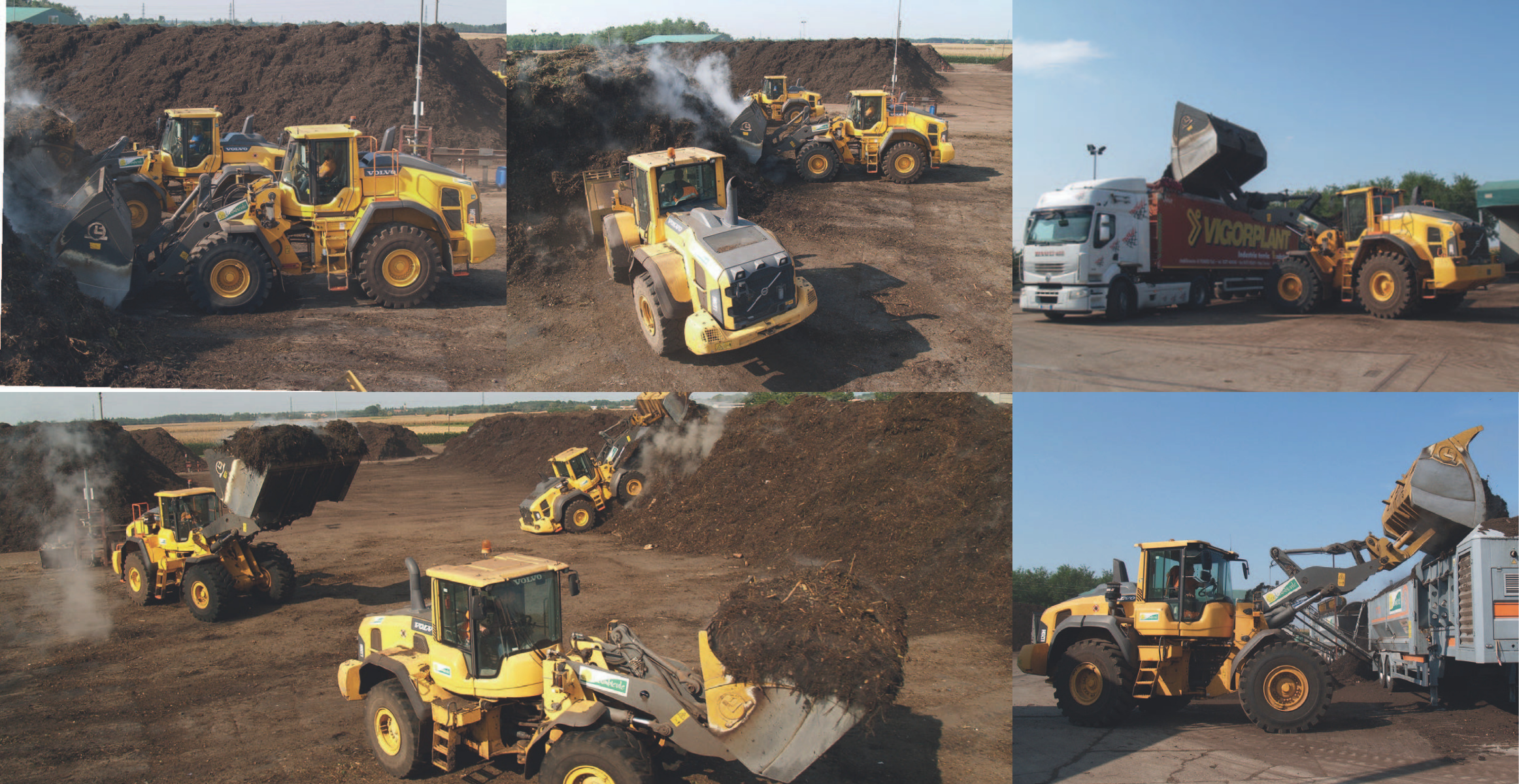 Pale gommate Volvo L180H - L120H