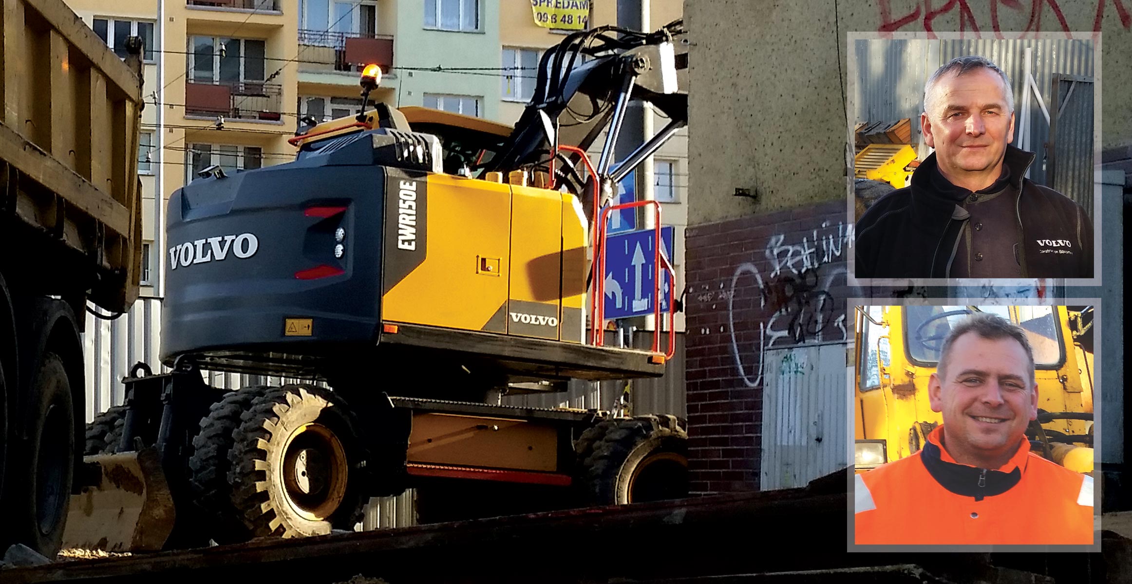 Koparka kołowa Volvo EWR150E