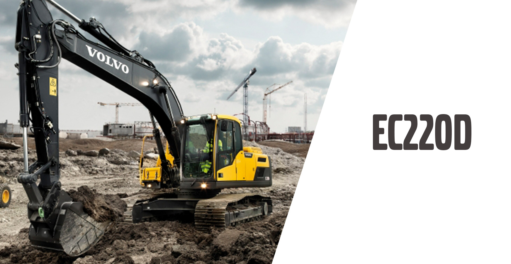 Używana koparka gąsienicowa EC220D