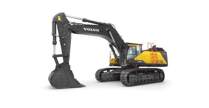 75 tonne Volvo EC750E optimizes productivity and profitability