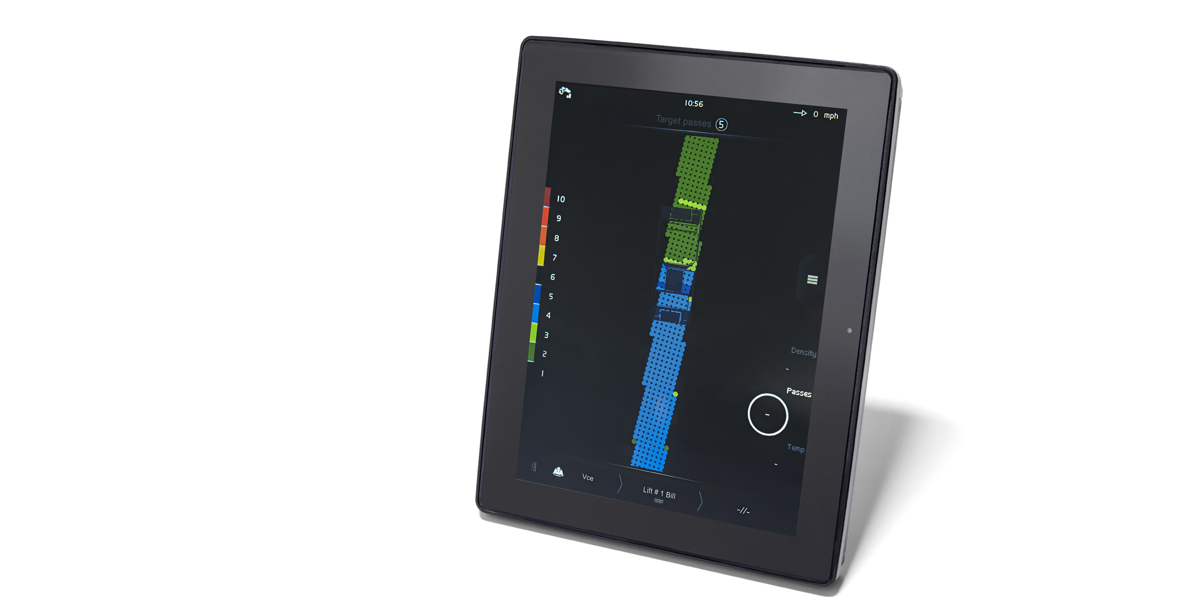 Des calculs de densité d'asphalte en temps réel avec Compact Assist