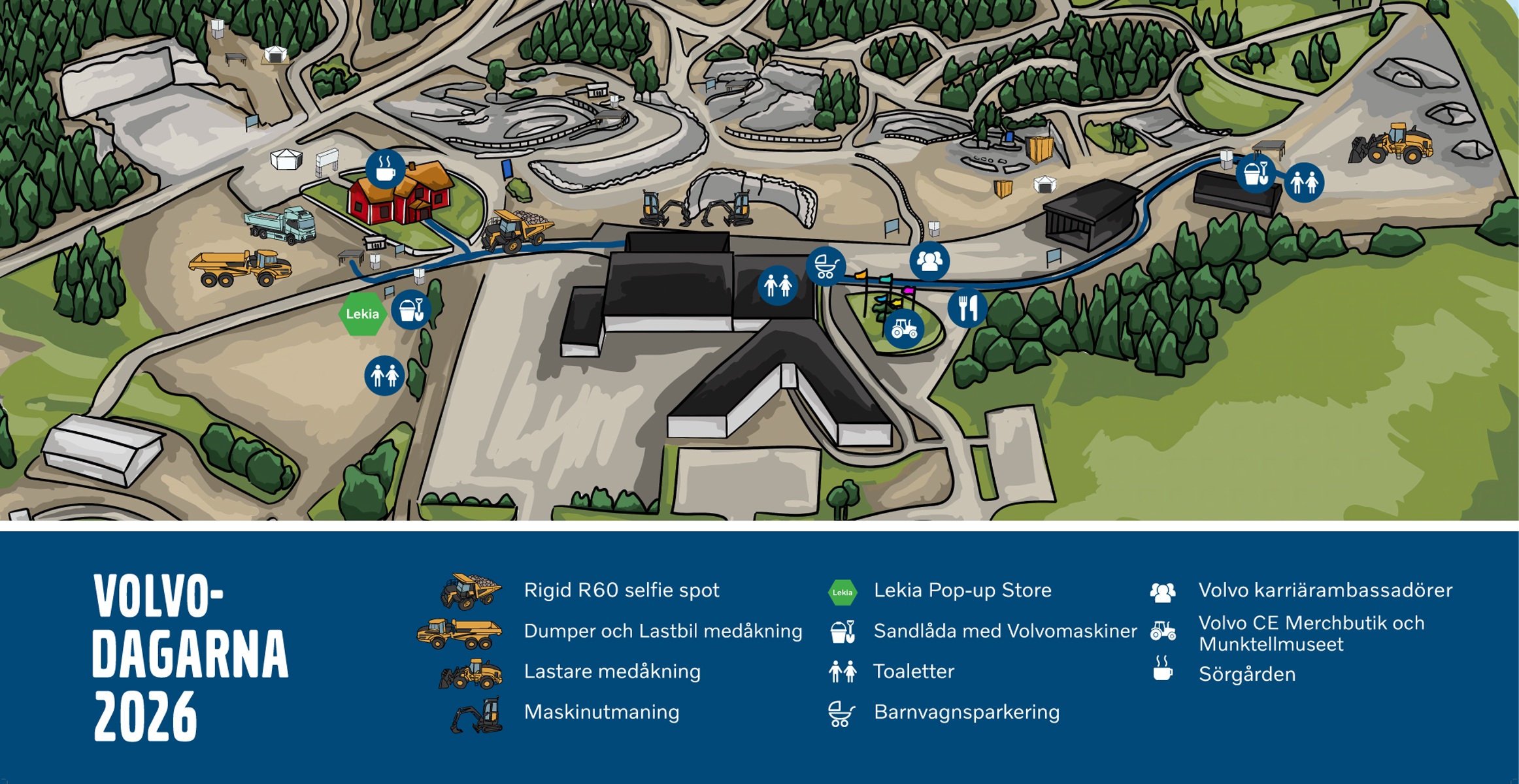 Karta över området